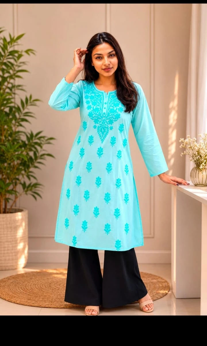 chikankari kurti